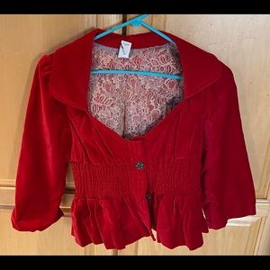 Anthropologie elevenses blazer with peplum